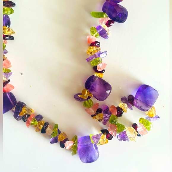 Amethyst necklace - Picture 4 of 6